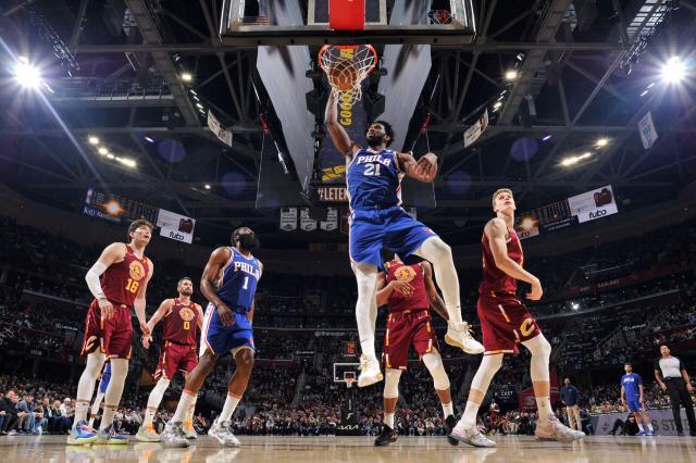 开云电子-恩比德狂轰40+15 阿伦与莫布利伤情决定骑士命运